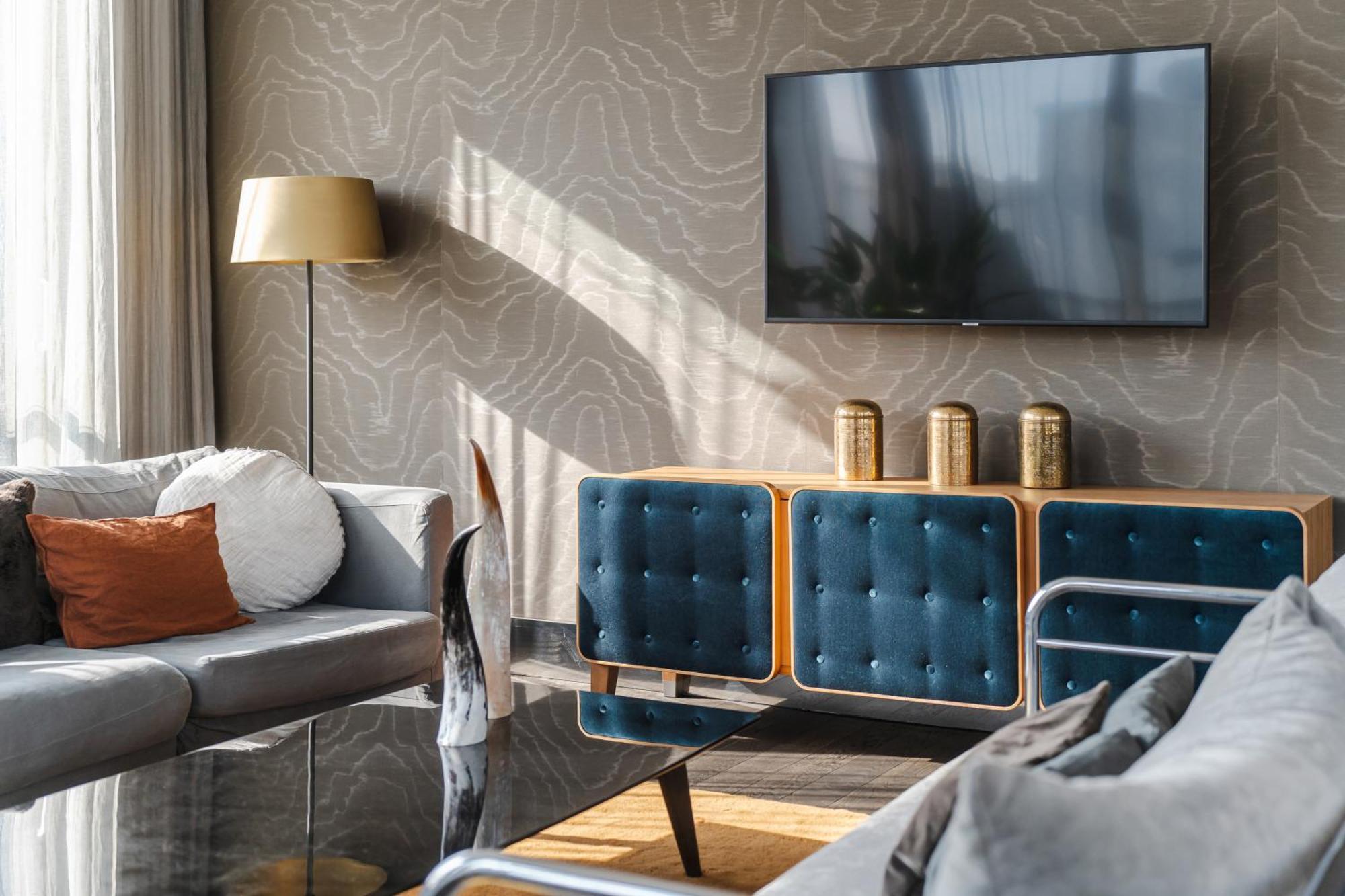 H15 Boutique Hotel, Warsaw, A Member Of Design Hotels Bagian luar foto A room at the hotel